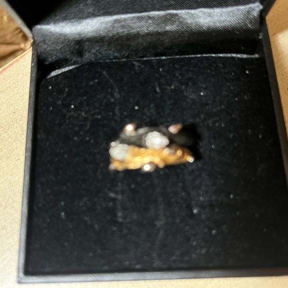 Stephen Dweck Diamonds NWT
Gold /Sterling Branch Stack Rings Size 6 🖤 - Picture 10 of 12